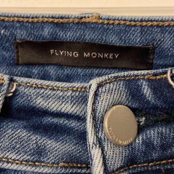 FLYING MONKEY Jeans size 23 Hight Rise Ankle Straight beautiful jeans inseam 30” - Picture 2 of 12